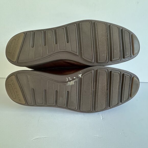 Cole Haan Mens Original Grand Wingtip Oxford Brown Shoes C27845 Sz 12 M - Picture 11 of 11